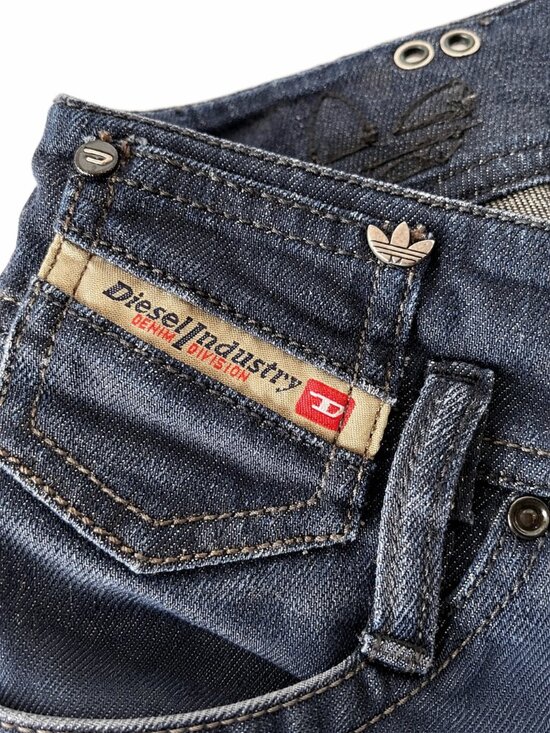 Adidas Originals x Diesel Denim - Rare Diesel x Adidas Matic-AD Women's Jean  - W25 L30 (inside leg 28)